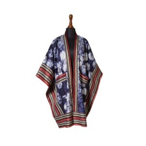 Ajoke Kimono - Dugo, Afrocentric, Handmade, Ankara, Adire, Aso-oke