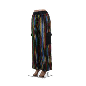 Aso-Oke Jumbo Pants - Dugo, Afrocentric, Handmade, Ankara, Adire, Aso-oke