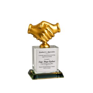 Crystal Award — custom engraved crystal award for corporate recognition and awards in Nigeria