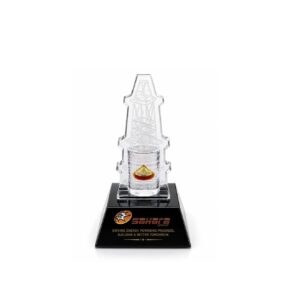 Crystal Award — custom engraved crystal award for corporate recognition and awards in Nigeria
