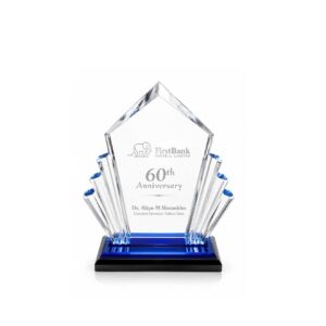 Crystal Award — custom engraved crystal award for corporate recognition and awards in Nigeria